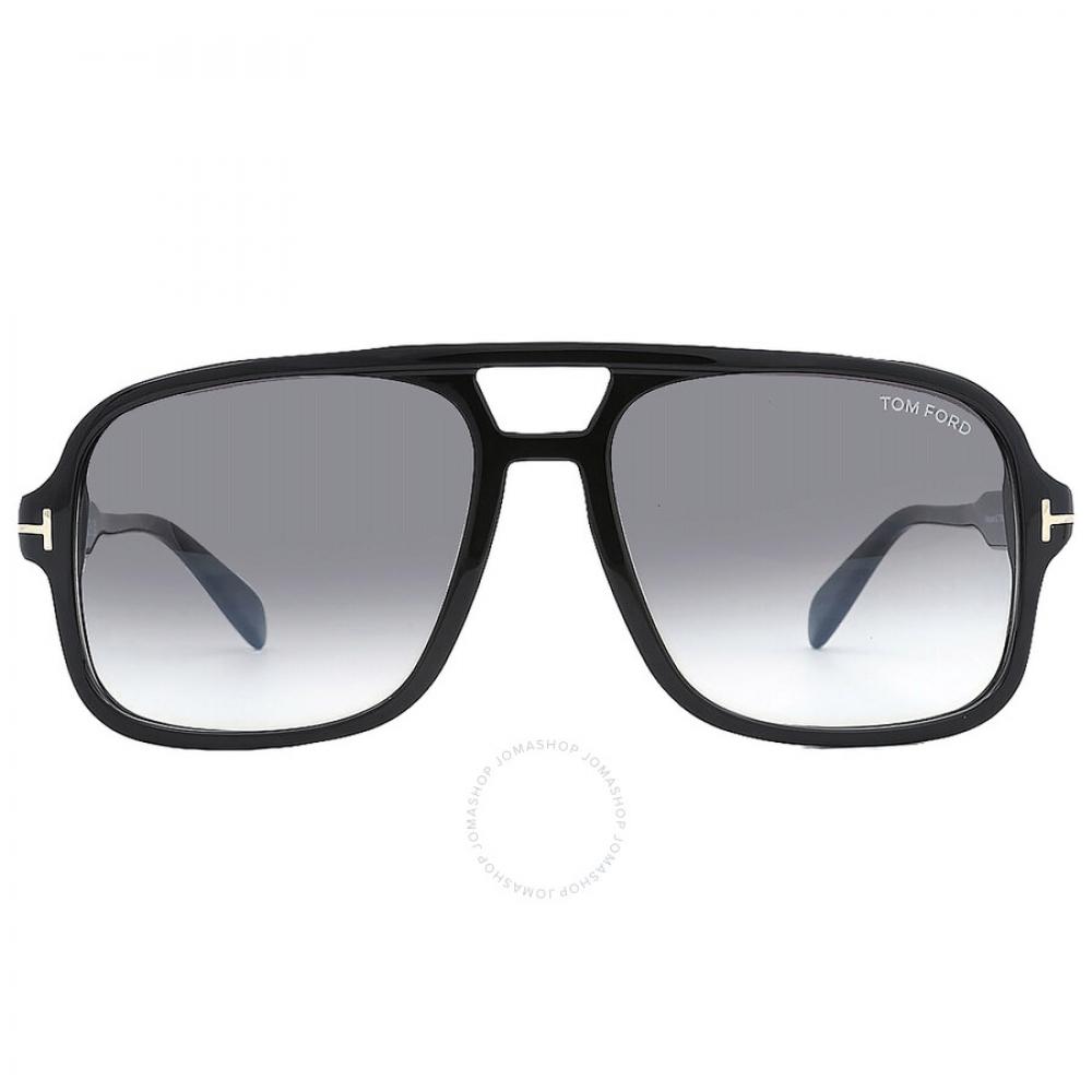 

Tom Ford Falconer Smoke Gradient Navigator Men s Sunglasses FT0884 01B 60