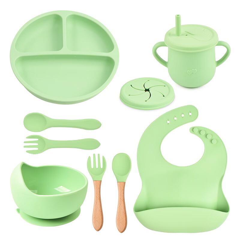 

Lantuan Y3 European Style Silicone Baby Feeding Set