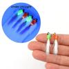4PCS Dumbbell Eyes Clouser Minnow Fly Lures Weighted Sinking Streamer Flies with Glitter Flash Tail for Freshwater Bass Trout Predator Fish