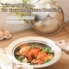 with Lid Flying Saucer Steaming Tray Portable Round Pot Insert Tray  Kitchen Supplies