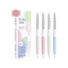 4PCS Ergonomic Pens for Exam Writing Smooth 0.5mm Tip Dark Ink School Office Supplies Night Visibility Design