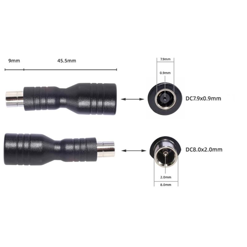Heavy Duty DC Power Adapters for Solar Panel RV Portable Power Dc7909 Female To DC8020 Male Converters Connectors