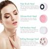 Multifunctional Waterproof Rotating Electric Facial Cleansing & Massage Brush - 4-in-1 Pore Cleaner