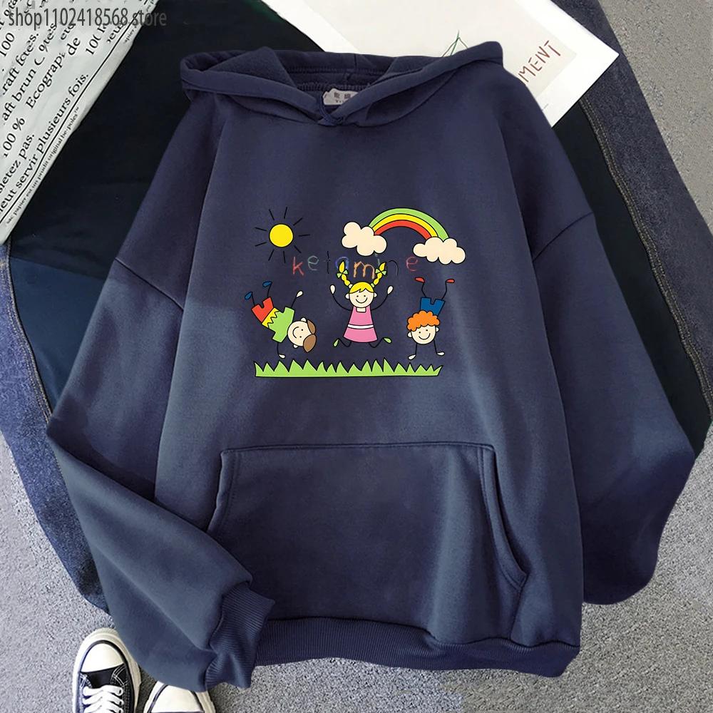KETAMIN Hoodies Pferd Y2k Grafik Sweatshirt Übergroße Streetwear für Damen/Herren Kleidung Harajuku Retro Kleidung