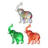 Crystal Elephant Statues Glass Elephant Figurines Collectibles Animal Sculpture Lucky Feng Shui Ornament Home Decors