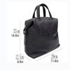 Leather Bag Unisex Black Leather Backpack Backpack Simple Large Travel Bag