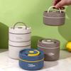 Bento Lunch Box Set Portable Keep Warm Lunch Container with Insulated Bag 304 Stainless Steel Thermal Food Container