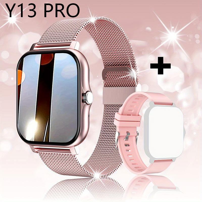 Y13 PRO Умные часы Pro Модные Bluetooth-звонки 1,8-дюймовый экран Пульсометр Фитнес-трекер Голосовой помощник Мужские и Женские Смарт-часы GTS