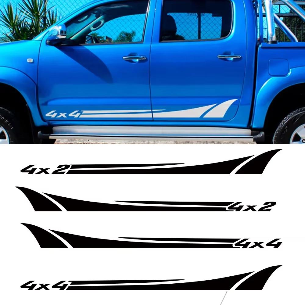 Car Door Side 4X4 4X2 Decals Truck Decor Stickers For Isuzu Dmax Maxus T60 Dodge RAM GWM Poer VW Amarok Auto Tuning Accessories
