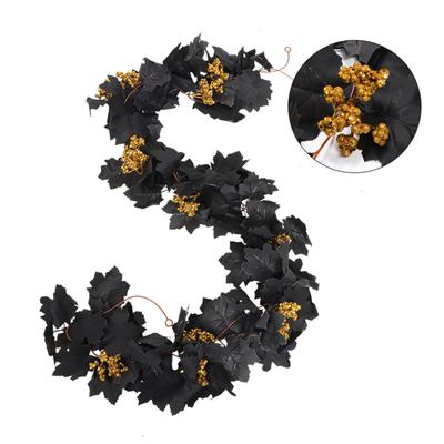 Simulated Black Maple Leaf Festival Decorations