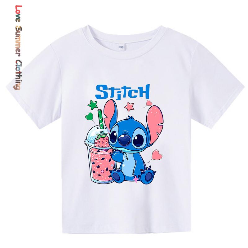 Stitch Hoodie for Kids HD Print Boys Girls Pullover Brother Sister Matching Hoodies Polyester  Casual Girls Sweatshirt Fall Age 4-14