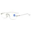 Luxury Design Far Sight Presbyopia Eyewear Fashion Transparent Reading Glasses Men Women Anti-blue Light SquareDesign SpectacleFrame Eyeglasses