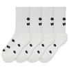 4-Pack Flower Sports Cushion Socks