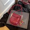 Retro Oil Wax Leather Saddle Bag For Women Elegant Flap Buckle Handbag Adjustable Strap Crossbody Bag Casual Daily Tote