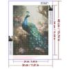 5d DIY Diamond Painting Cross Stitch Animal Peacock Diamond Embroidery Mosaic Full Round Drill Home Decor Arts