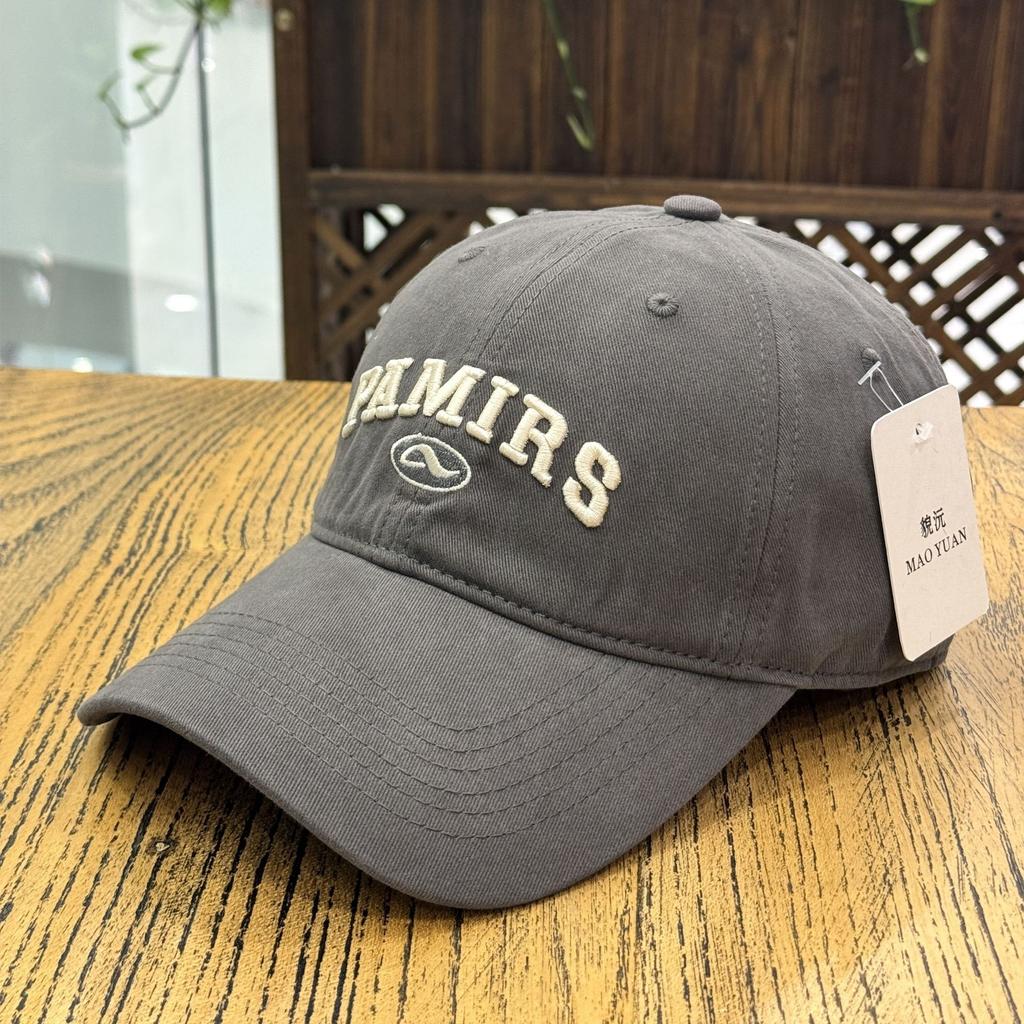 Fashion Hat Korean version of the autumn new versatile letter soft top baseball cap for men and women ins big head circumference sunshade cap showing