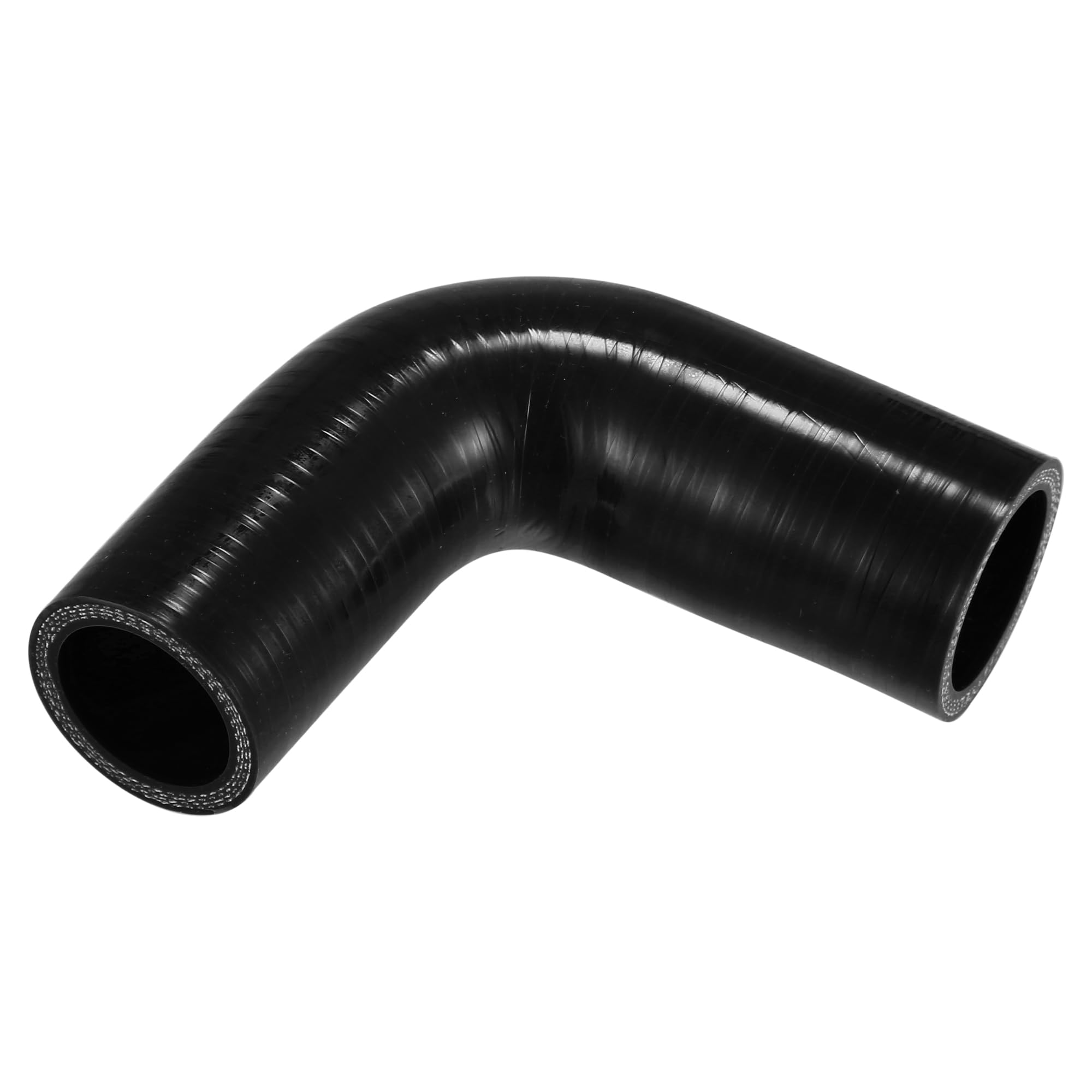 

X AUTOHAUX 1pcs 32mm/1.26 -35mm/1.38 Inner Diameter 90mm/3.54 Length 90 Degree Black Car Silicone Hose Hose Universal Inner diameter 32mm-35mm чорний