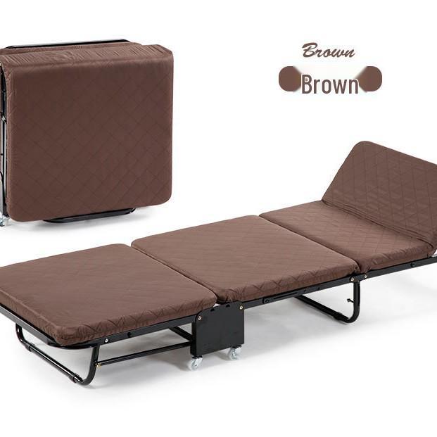 Thickened Sponge Folding Nap Bed - Portable Office, Household, or Hospital Use