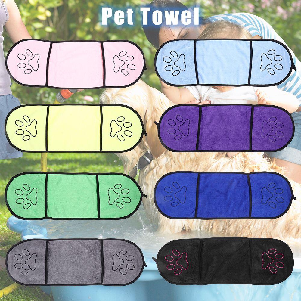 

Домашний мягкий чистящий инструмент Супер впитывающее быстросохнущее полотенце для домашних животных Банное полотенце