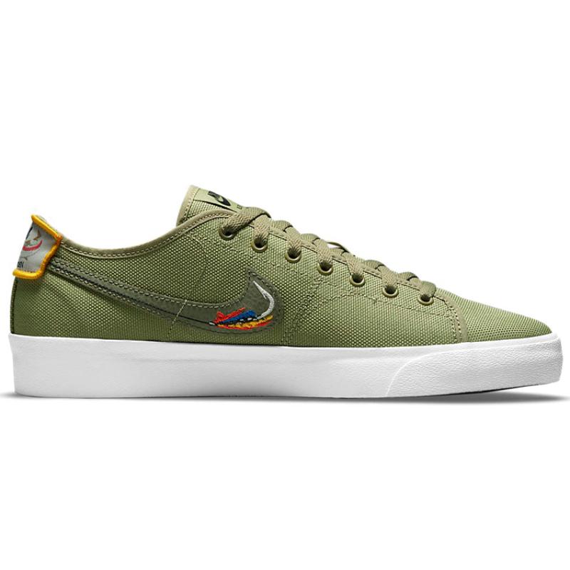 Nike Sb Blazer Court Daan Van Der Linden Dusty Olive Skateboard Shoes CZ5605-300