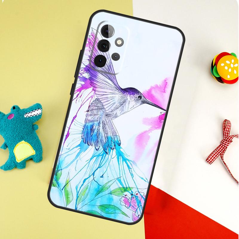 Hummingbird For Samsung Galaxy A05 A06 A16 A54 A34 A14 A55 A35 A15 A53 A33 A13 A22 A32 A52 Phone Case