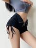 High Waist Shorts for Women Slim Fit Zipper Shorts Hot Girl Style Sexy Elastic Hot Pants Casual Female Clothing