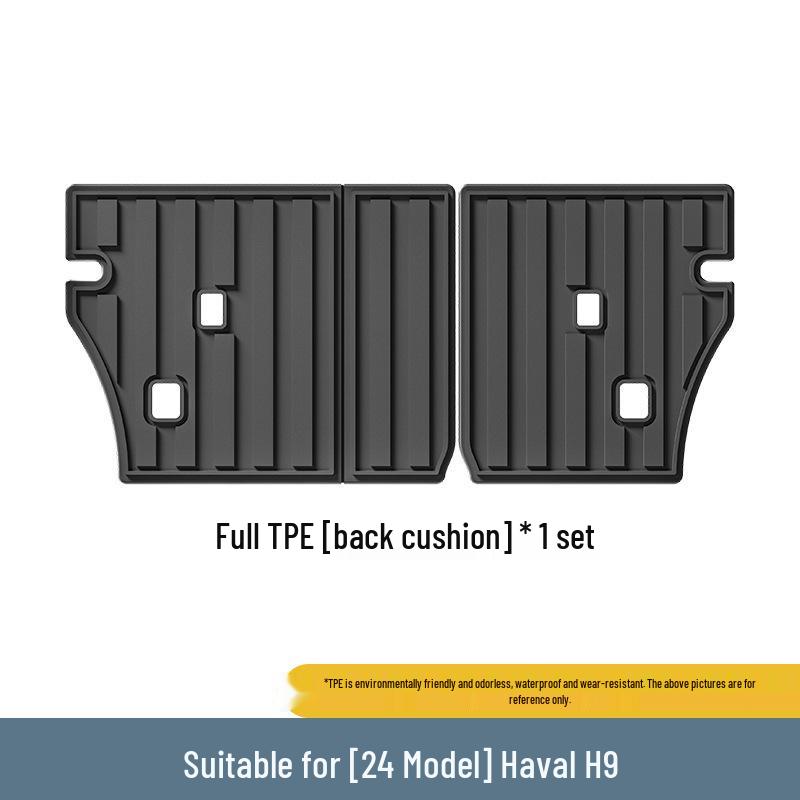 2024 Haval H9 TPE Floor & Trunk Mats with Seat Back Protection