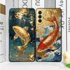 Golden Carp Lucky Koi Soft Phone Case for Samsung A17 A37 A57 A16 A26 A36 A56 A15 A25 A35 A55 A14 A24 A34 A54 A13 A23 A33 A53 A5