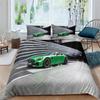 Racing Car Printed Duvet Cover With Pillowcase Bedding Set Single Double Twin Full Queen King Size 2/3pcs Polyester Quilt Cover