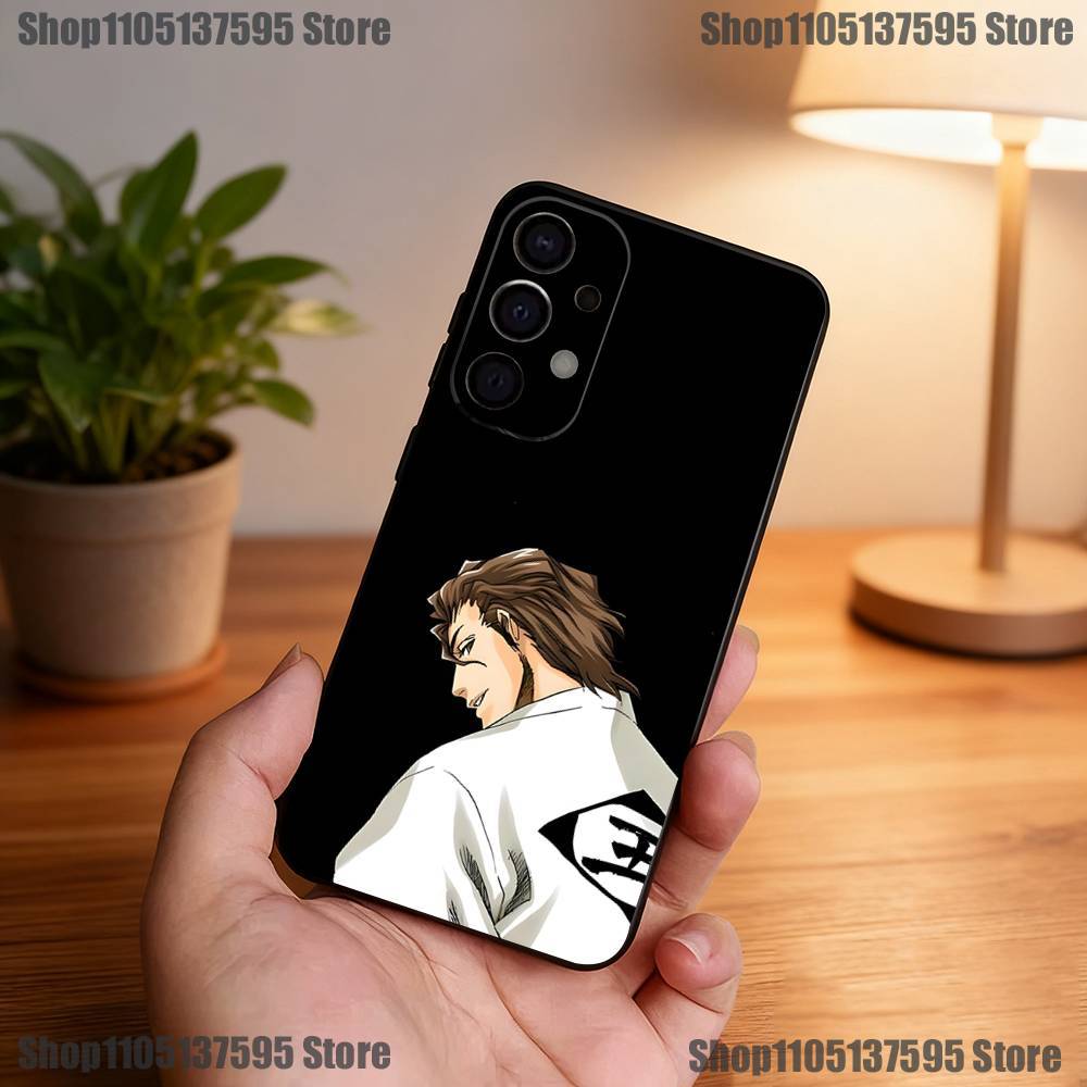 Hot A-Aizen S-Sousuke Anime Phone Case For Samsung S25,S24,S21,S22,S23,S30,Ultra,S20,Plus,Fe,Lite,5G Black Cover