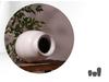 Pure White Decorative Vase for Living Room or Entryway - Perfect for Tabletop Flower Arrangements
