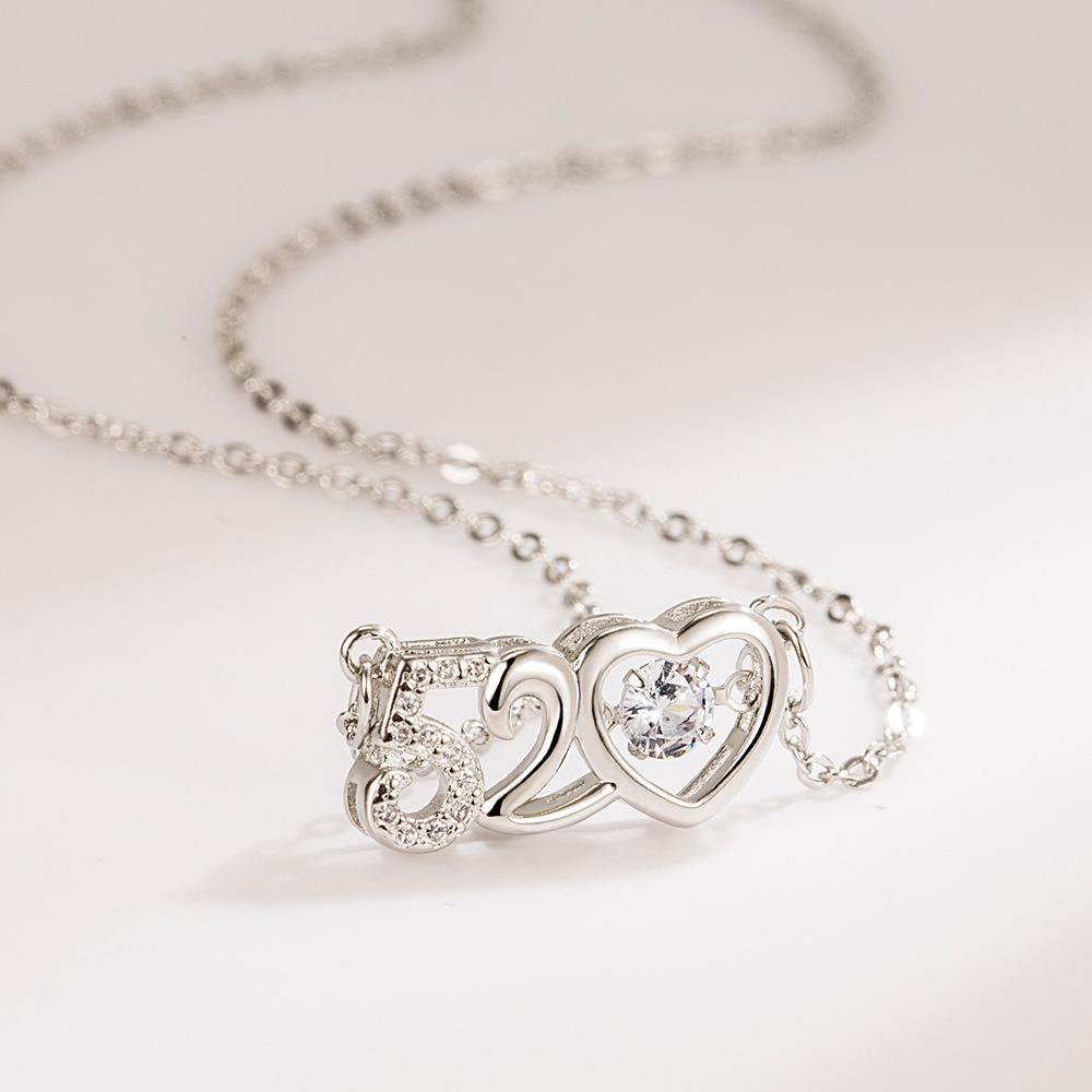 

Новое ожерелье Love 520, простое, легкое, роскошное дизайнерское ожерелье, подарок