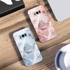Lucky and Romantic Love For Samsung S25 S25 Edge S25Ultra S8 9 S10 20 U Ltra S21 Pro 22 Plus S23 FE S24 Ultra Glass Phone Case