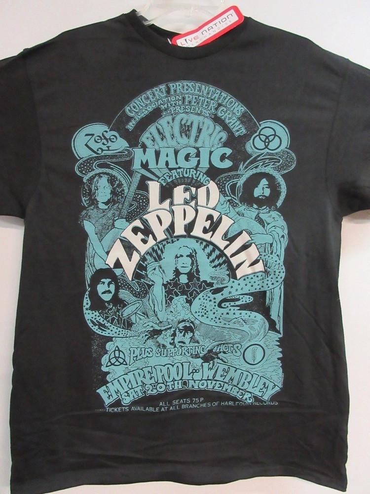 

LED ZEPPELIN OFFICIAL MERCH 2011 WEMBLEY STADIUM BAND MUSIC EXTRA LARGE Unisex T-Shirt XXL