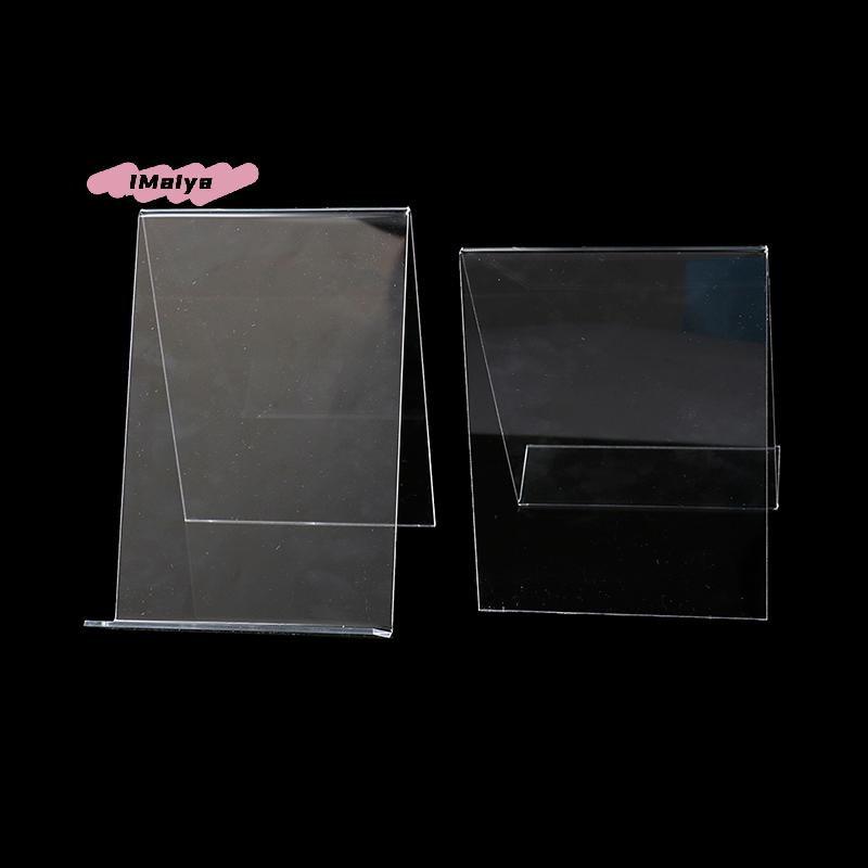 M-1pcs Clear Acrylic Display Book Stand Easel Holder For Displaying Picture Albums, Books, Music Sheets, Artworks,CDs, Etc