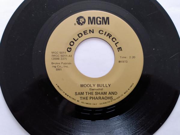 

7inch Record SAM THE SHAM & THE PHARAOHS - Wooly Bully MGC5011 MGM Records 1973 Canada Rock Used