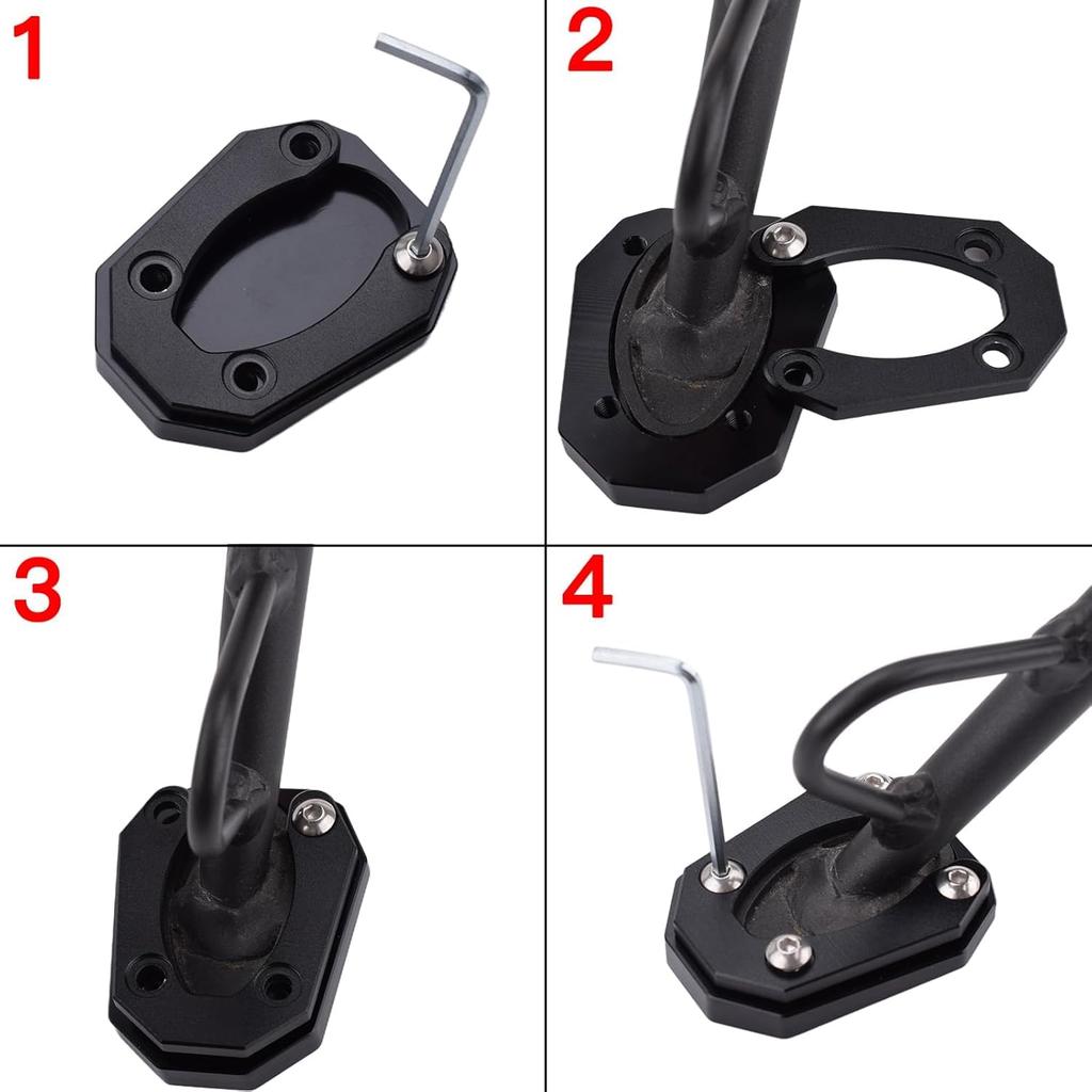 Motokano Side Stand Plate Eliminator SE400 Eliminator 400 (2023-2024) (Black)