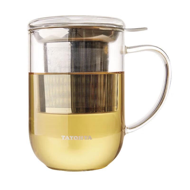 Tayohya 400ml Double-Wall Glass Tea Infuser Bottle
