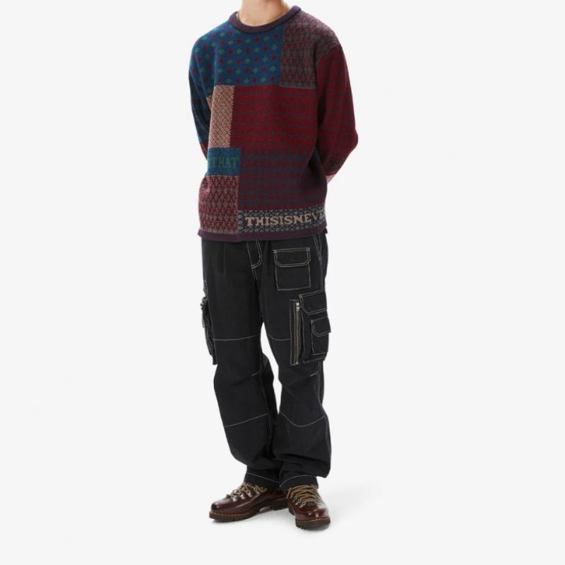 Diese ist Nie So Verrückt Mehrfach Reißverschluss Hose Schwarz