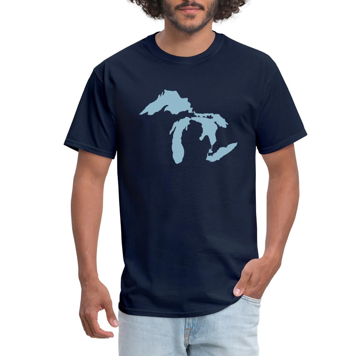 Great Lakes Map Men s T-Shirt S