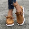 Large-sized Casual Single Shoes for Women, Flat Single Shoes