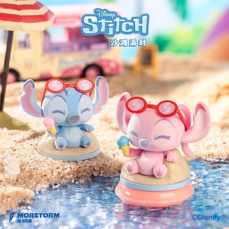 Disney Stitch Beach Party Mystery Blind Box Summer Edition Collectible Toy Figure Desk Decor For Kids Trendy Christmas Gift