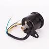 Motorcycle Digital Odometer Speedometer Gauge 160 km/h Max Speed LED Display Headlight Neutral Turn Signal Indicators Black