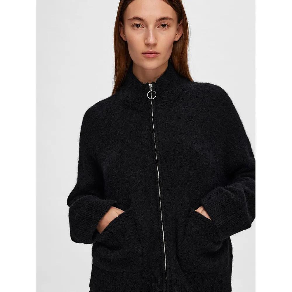 Selected Sia Zip-Up Sweater
