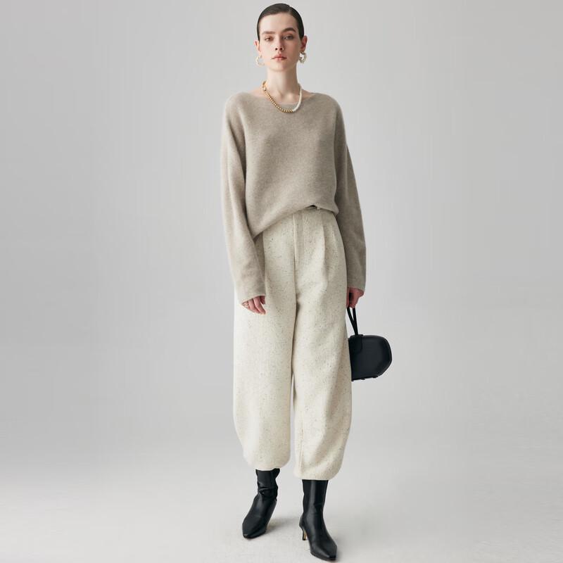 Palo Women's 100% Cashmere Round Neck Sweater