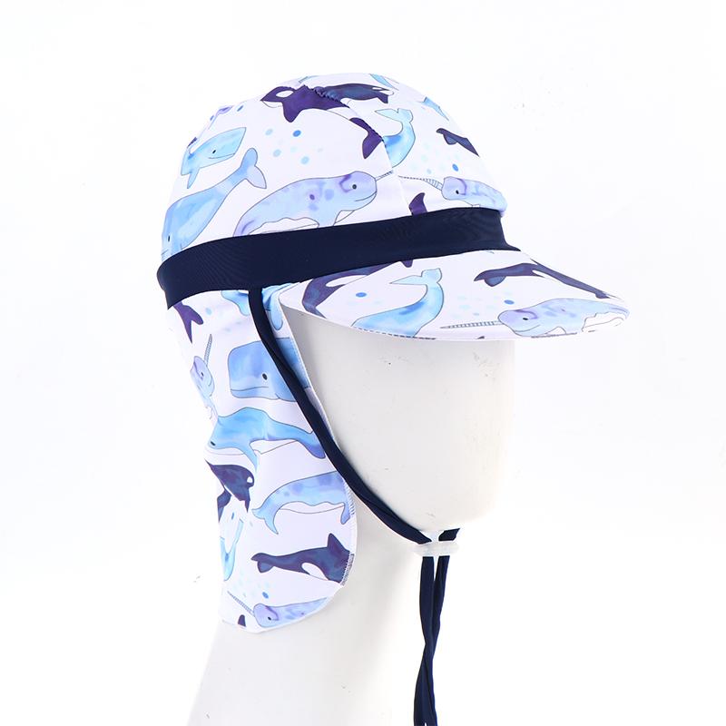 Kids Windproof Anti-UV Sun Hat Large Brimmed Breathable Nylon Multicolor Cap for Hiking Climbing