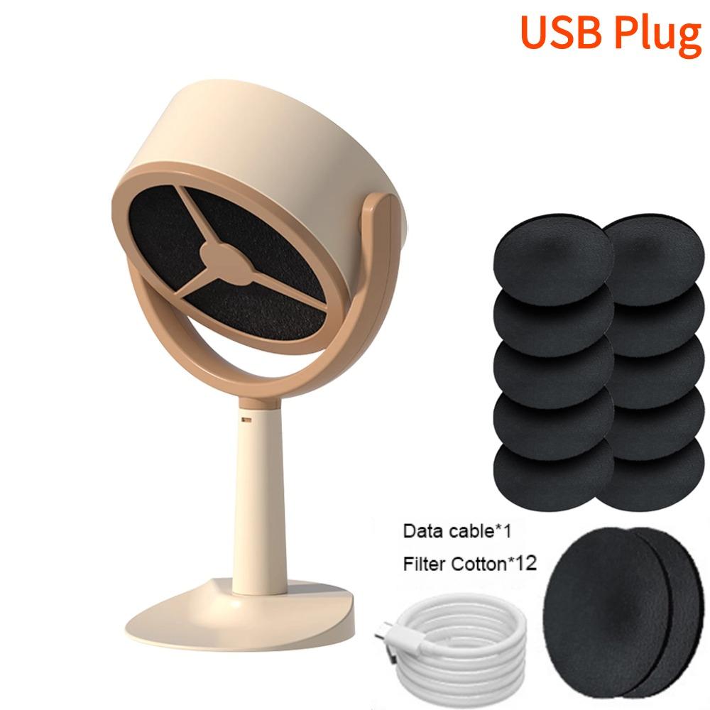 Desktop Range Hood Portable Extractor Exhaust Cooker Small Ventilator Suction For Smoking USB Home Kitchen Indoor BBQ Hot Pot