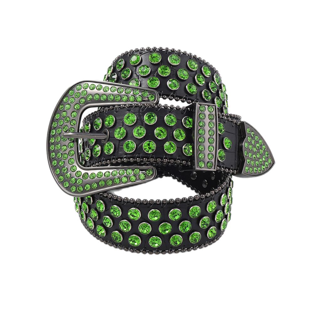 Cool Gothic Waist Chain Casual Belt Studded Waist Ceinture Glittered Belt Studded Blingbling Easy Belt