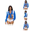 Costume di Halloween di Tendenza per Adulti Costume da Cheerleader da Donna con Design a Stella