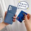 Applicable To Samsung S26 S25Ultra Integrated Card Bag, Mobile Phone Case S22 Contrasting Color Button, Skin Feeling Case A36 A55